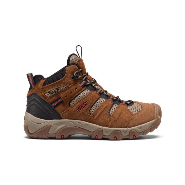 Men's Koven Waterproof Hiking Boot | Bison/Mars Red