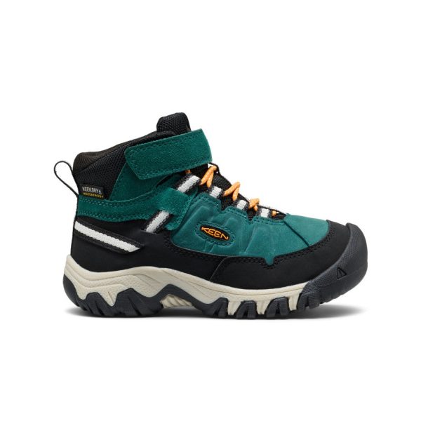 Little Kids' Targhee IV Waterproof Hiking Boot | Mediterranea/Flame Orange