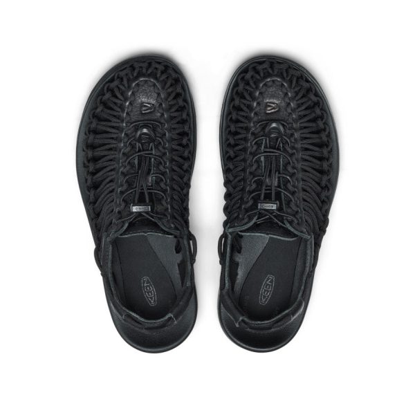 All Gender UNEEK PLT Sneaker  |  Black Smooth Lea