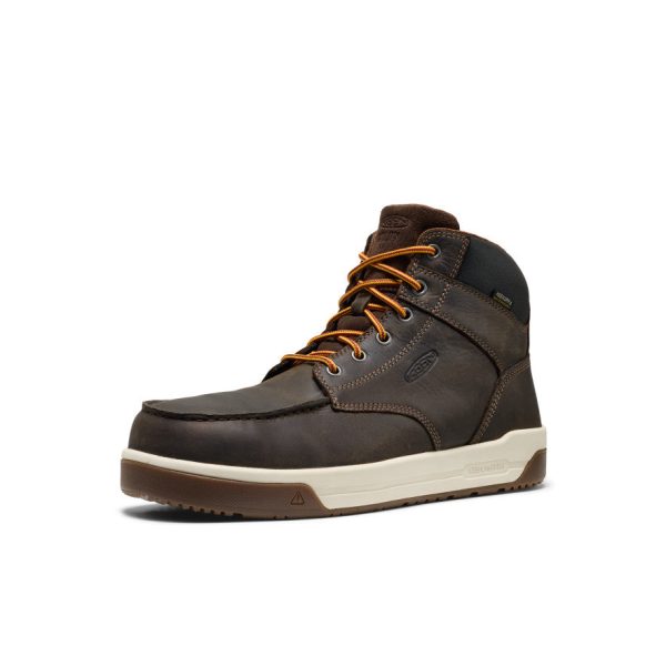 Men's Gibson Waterproof Work Boot (Carbon Toe)  |  Cascade Brown/Gum