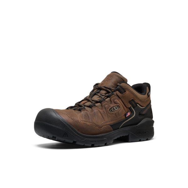 Men's Targhee IV Waterproof Work Shoe (Carbon Toe) | Dark Earth/Black