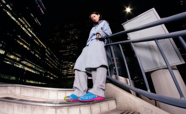 Women's A86 Sneaker  |  Swedish Blue/Shocking Pink