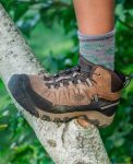 Big Kids' Targhee IV Waterproof Hiking Boot | Mediterranea/Flame Orange