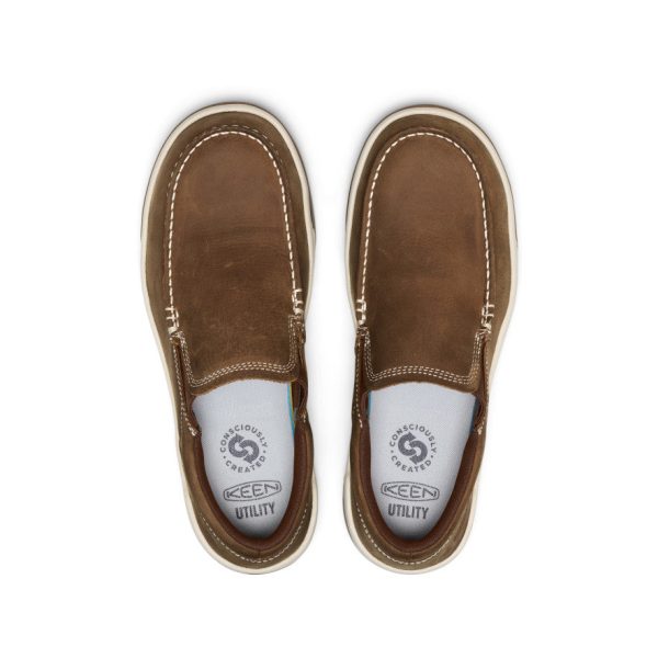 Men's Gibson Slip-On Work Shoe (Carbon Toe)  |  Belgian/Gum