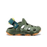 Toddlers' HyperFLT Clog | Bronze Green/Orange Peel