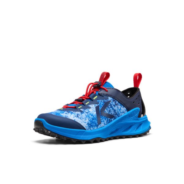 Big Kids' Zionic ADV Sandal  |  Precious Blue/Racing Red