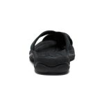 Men's Waimea Leather Flip-Flop | Black/Black