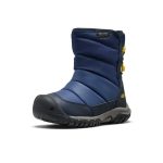 Little Kids' Puffrider Waterproof Winter Boot | Naval Academy/Mango Mint