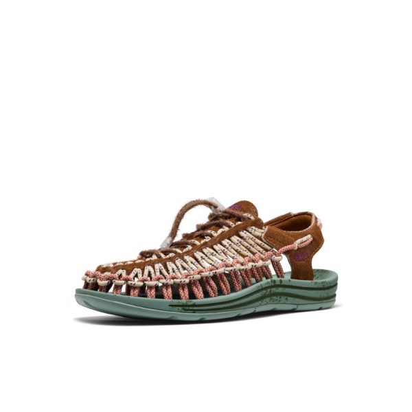 All Gender UNEEK Leather Sneaker  |  Terrain Roasted Pecan
