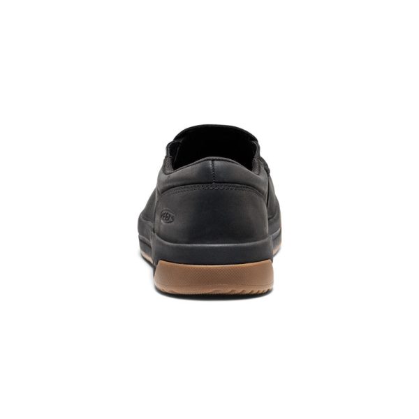 Men's Gibson Slip-On Work Shoe (Carbon Toe) | Black/Gum
