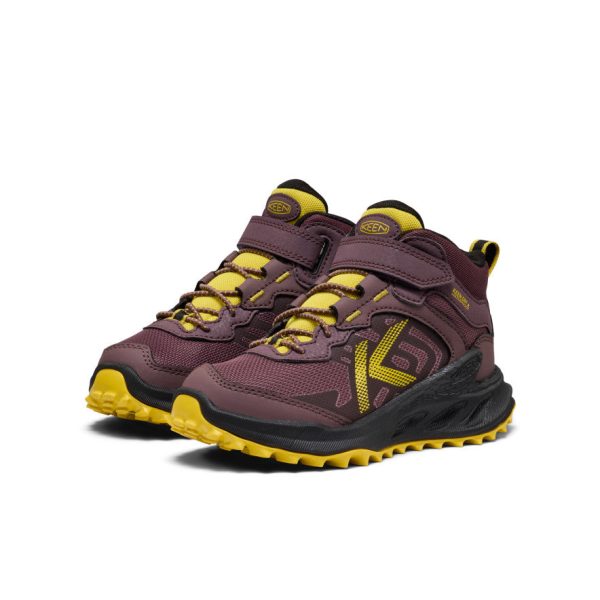Little Kids' Zionic Waterproof Hiker  |  Huckleberry/Mango Mint